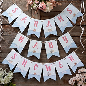 Precious Moments® Noah's Ark Personalized Bunting Banner- 16 Flags - 28638