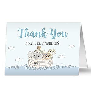 Precious Moments® Noah's Ark Personalized Thank You Card - 28641