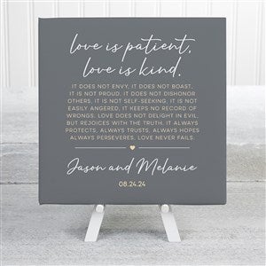 Love Is Patient Personalized Canvas Print -8