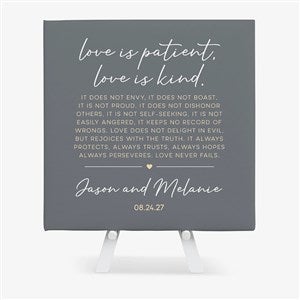 Love Is Patient Personalized Canvas Print -8