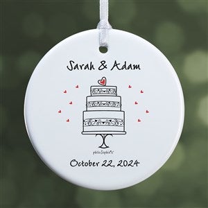 Wedding Celebration philoSophie's® Personalized Ornament- 2.85