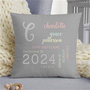 Modern All About Baby Girl Personalized 14