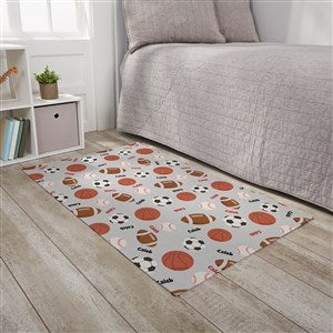 All About Sports Personalized 2.5’ x 4' Area Rug - 30358-S