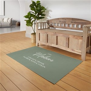 Classic Elegance Family Personalized 2.5’ x 4’ Area Rug - 30365-S