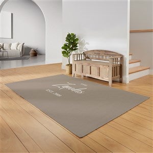 Classic Elegance Family Personalized 5’ x 8’ Area Rug - 30365-O