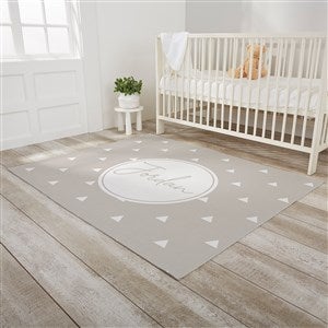 Simple and Sweet Personalized Nursery Area Rug-4’ x 5’ - 30384-M