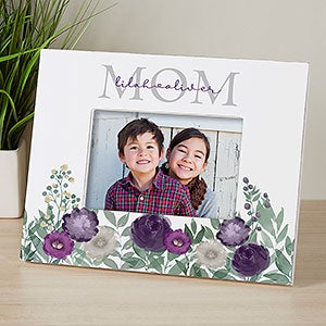 Floral Love Mom Personalized 4x6 Tabletop Frame - Horizontal - 30685-TH