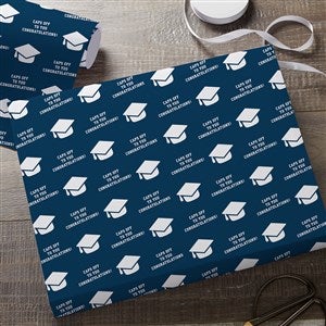 Icon Step  Repeat Personalized Graduation Wrapping Paper Roll - 30745