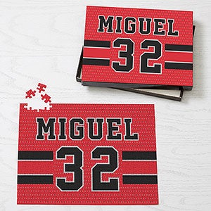 Sports Jersey Personalized Puzzle- 252 Pieces - 30847-252