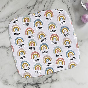 Boho Rainbow Personalized Washcloth - 30944