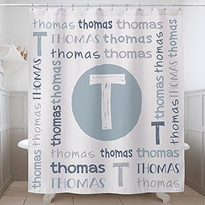 Youthful Name Personalized Shower Curtain - 30975