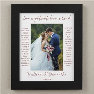 Love Is Patient Personalized Vertical Matted Frame - 8x10 - 31316V-8x10