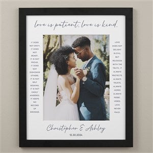 Love Is Patient Personalized Vertical Matted Frame - 16x20 - 31316V-16x20