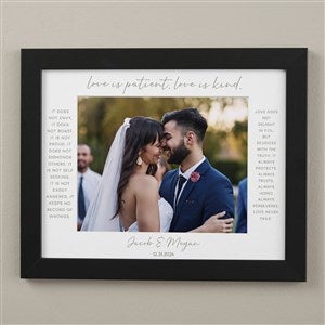 Love Is Patient Personalized Horizontal Matted Frame -11x14 - 31316H-11x14