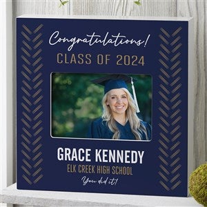 All About The Grad Personalized Frame- 4x6 Horizontal Box - 31370-BH
