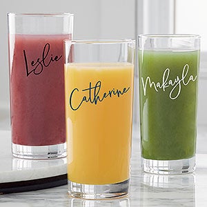 Trendy Script Name Personalized 15 oz. Tall Drinking Glass - 31395-T