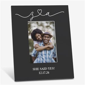 Drawn Together By Love Personalized Wedding Frame- 4x6 Vertical Tabletop - 31491-TV