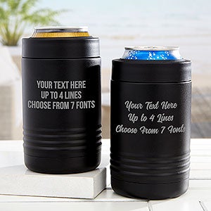 Any Message Personalized Stainless Insulated Can Holder - 31883
