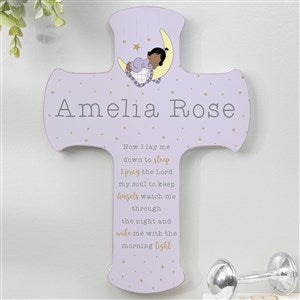 Precious Moments® Bedtime Baby Girl Personalized Cross- 8x12 - 32611-L