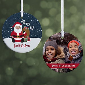 We've Been Good Santa Personalized Ornament- 2.85