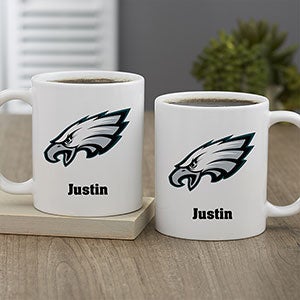 NFL Philadelphia Eagles Personalized Coffee Mug 11 oz.- White - 32959-S