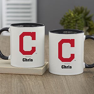 MLB Cleveland Guardians Personalized Coffee Mug 11oz. - Black - 32981-B