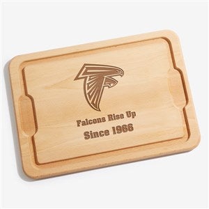 NFL Atlanta Falcons Personalized Hardwood Cutting Board- 12x17 - 33399