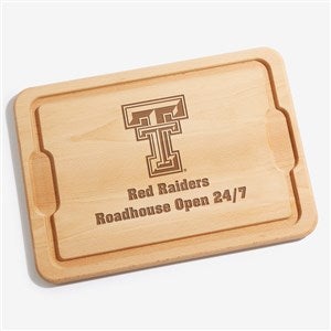 NCAA Texas Tech Red Raiders Personalized Maple Cutting Board 12x17 - 33441