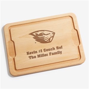 NCAA Oregon State Beavers Personalized Hardwood Cutting Board- 12x17 - 33449