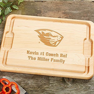 NCAA Oregon State Beavers Personalized Hardwood Cutting Board- 12x17 - 33449
