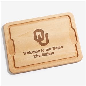 NCAA Oklahoma Sooners Personalized Maple Cutting Board 12x17 - 33456