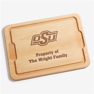 NCAA Oklahoma State Cowboys Personalized Hardwood Cutting Board- 12x17 - 33458