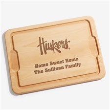 NCAA Nebraska Cornhuskers Personalized Hardwood Cutting Board- 12x17 - 33470