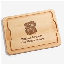 NCAA NC State Wolfpack Personalized Hardwood Cutting Board- 12x17 - 33471