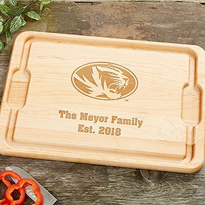 NCAA Missouri Tigers Personalized Cutting Board 15x21 - 33473-XL
