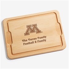 NCAA Minnesota Golden Gophers Personalized Hardwood Cutting Board- 12x17 - 33474