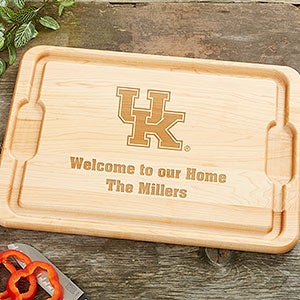 NCAA Kentucky Wildcats Personalized Hardwood Cutting Board- 12x17 - 33483