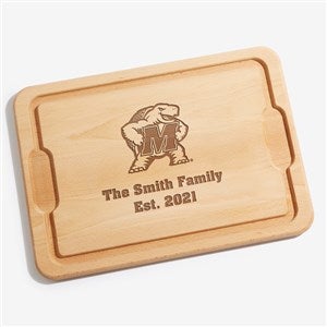 NCAA Maryland Terrapins Personalized Hardwood Cutting Board- 12x17 - 33485