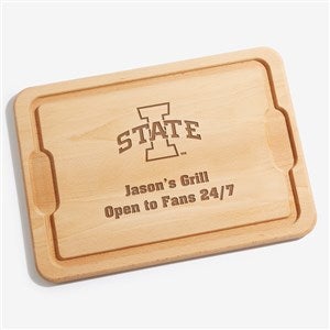 NCAA Iowa State Cyclones Personalized Hardwood Cutting Board- 12x17 - 33495