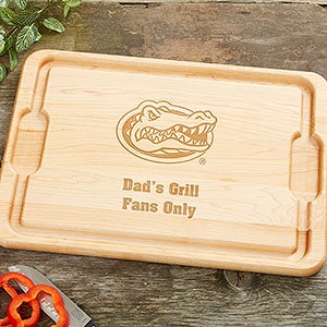 NCAA Florida Gators Personalized Hardwood Cutting Board- 12x17 - 33498