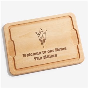 NCAA Arizona State Sun Devils Personalized Hardwood Cutting Board- 12x17 - 33505