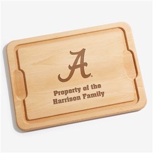 NCAA Alabama Crimson Tide Personalized Hardwood Cutting Board Board- 12x17 - 33506