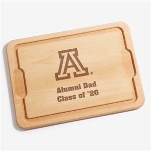 NCAA Arizona Wildcats Personalized Hardwood Cutting Board- 12x17 - 33509