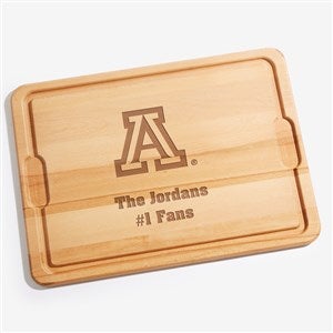 NCAA Arizona Wildcats Personalized Hardwood Cutting Board- 15x21 - 33509-XL