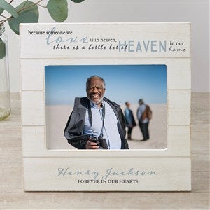 Heaven In Our Home Personalized Memorial Shiplap Picture Frame- 5x7 Horizontal - 33626-5x7H