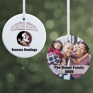 NCAA Florida State Seminoles Personalized Photo Ornament-2.85