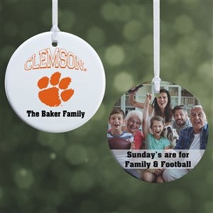 NCAA Clemson Tigers Personalized Photo Ornament-2.85