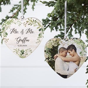Mx. Title Personalized Wedding Ornament- 4