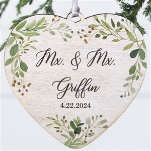Mx. Title Personalized Wedding Ornament- 4