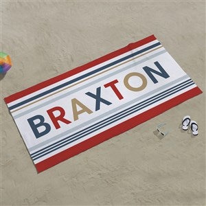 Mix & Match Personalized 30x60 Beach Towel - 34338-S